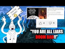 “STOP Criticizing me! Doom The Dark Ages BAD!” Doom Manchild cannot handle criticism