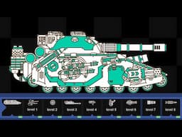 The Rampaging Tank vs Worms in Algodoo