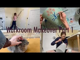 sewing studio/workroom makeover vlog: part 1