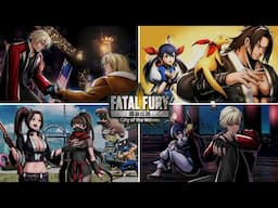 Fatal Fury: City of the Wolves - All Character Endings & Final Bosses (Arcade + EOST) PS5 Pro
