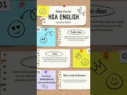HSA ENGLISH.OVER 4000 QUESTIONS INCLUDED .Fee : 2500/-  Vacation Batch #hsaenglish #psc