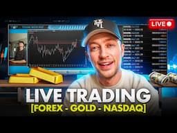 Live Trading Forex, Gold, And Nasdaq with $300K (FIRST EVER STREAM)