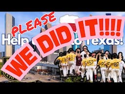 We're going to TEXAS!   We did it!  THANK YOU TO ALL WHO HELPED!!!
