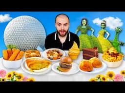I tried 50 FOOD ITEMS at Disney World's Flower & Garden Festival (Epcot 2025)