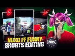 How to edit funny shorts like @NUXOFF in Capcut | free fire funny shorts editing tutorial 🔥