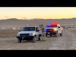 I got PULLED OVER in the DESERT in my $3,000 Budget Jeep