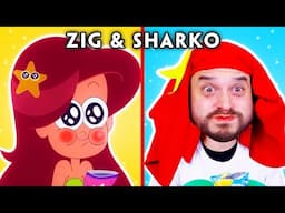 CHILHOOD SWEETS | Compilation Of Zig & Sharko Funny Episodes | Woa Parody