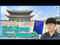 A Special Passport from Korea? Travelers must apply this! | Visitor Passport for National Heritage