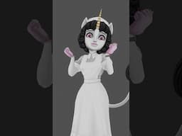 Meet Nurse Violet! #animation #blender #characterdesign #indiegame