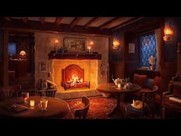 Cozy Jazz on a Rainy Night at the Sleepy Owl Inn