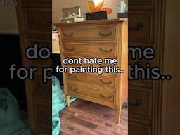 People HATED Me for This Painted Makeover.. #diy #furnituremakeover