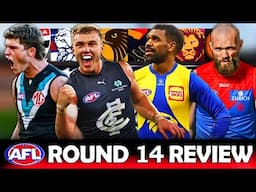 CARLTON KEEP FINALS ALIVE + MORE | AFL 2025 ROUND 14 REVIEW