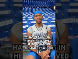 SGA talks about his first NBA finals experience
