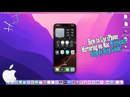 How to Use iPhone Mirroring on Mac Wirelessly | Step-by-Step Guide!