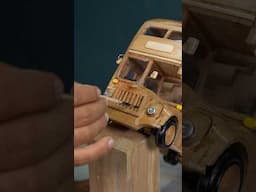 DIY Project - Wooden Bus #bus #diy #project #craft #woodencar