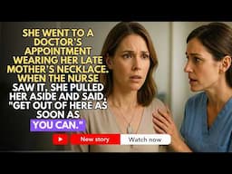 She Went To A Doctor’s Appointment Wearing Her Late Mother’s Necklace. When The Nurse Saw It, She...