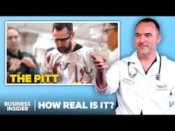 ER Doctor Rates 10 Medical Scenes From "The Pitt" For Realism | How Real Is It? | Insider