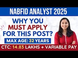 NABFID Analyst 2025 Job Reality | Age, Salary, Posting, Profile, Age, Exam Pattern | Apply or Not?