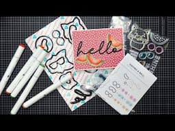 Diamond Press Pets Autoship: "Having a Ball" Quick Card Tutorial! Sweet & Fresh for Summer!