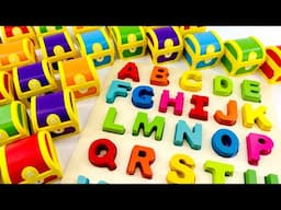 Kids Learn ABC's with Treasure Box Surprise! Best Learning Videos for Toddlers | Educational Videos