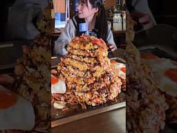 10KG Oknomiyaki Challenge ft. 吴饱饱! #foodchallenge