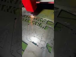 Plasma cutting some new farm signs #cncmachine #plasmacutting #metalcutting