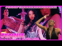 JENNIE ISN'T LETTING UP!!! 😫😫😫 | JENNIE & Dua Lipa - Handlebars (Official Video) REACTION