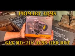 ***NEW*** Primary Arms GLx MD-21s Push Button 21mm  Microdot ACSS-CQB Red Dot Reticle