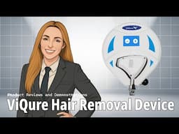 ViQure EpiPro Diode Laser Hair Removal Device | Clinic-Grade 808nm Hair Removal All Skin, Body Parts