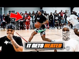 "HE CANT FWM!" Nesco vs The Masked Hooper 1V1 Gets PHYSICAL! Crowd Went BERSERK First Bucket!