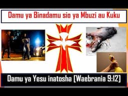 DAMU YA BINADAMU SIYO YA MBUZI AU KUKU (Na Steve wa Yesu)