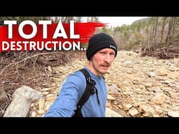Hiking Through Hurricane Helene Damage 4 months later...