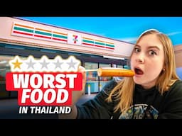 I Tried 7 Eleven's WORST Convenience Food in THAILAND