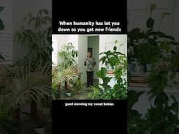 House plants can’t ditch dinner plans 😅