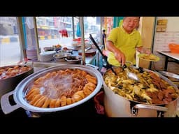 Hidden SPOT! GRANDPA's Legendary Braised Pork Trotters Since 1982 | Cambodian Street Food