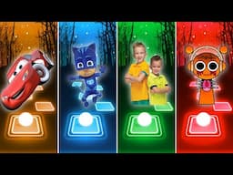 McQueen 🆚 Catboy Dance 🆚 Vlad And Niki 🆚 Sprunki Coffin Dance Cover Tiles Hop