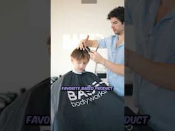 His favorite hair product..