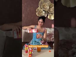 Humane kıya Mix Fruit Juice tasting Challenge😍 #youtubeshorts #minivlog