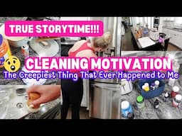 Cleaning Motivation 2025 | Home Reset + Realistic Clean With Me- Podcast 🎙️👻 TRUE Storytime!