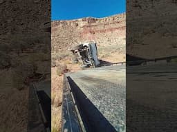 Toyota Tacoma Rollover. #slowdown #luckytobealive #buckleup #greaterzion  #offroad #offroadrecovery