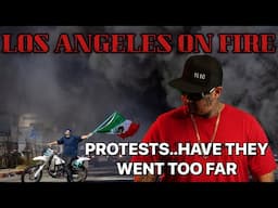 LOS ANGELES..VIOLENCE AND DISRUPTION AGAINST ICE AND COPS..HAS IT WENT TOO FAR😳👀🫢