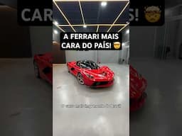 A FERRARI mais CARA do BRASIL! 🤯