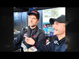 Briar Bauman with James Rispoli at Senoia Raceway - American Flat Track