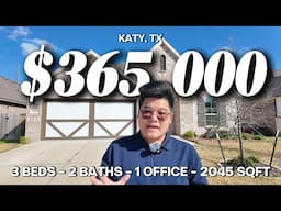 #3 HOME TOUR | KATY, TX | $365K | 100% TILE FLOORS, HUGE COVERED PATIO, BUILT 2022, KATY TOWN 15' !!