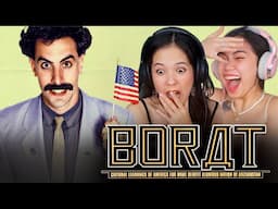 Foreign Girls React | Borat | First Time Watch