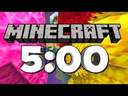 5 Minute MINECRAFT PARKOUR 🏃