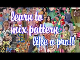An easy, simple guide to PATTERN MIXING !! 🌈🎨 | creative fashion inspo | styling + outfit ideas