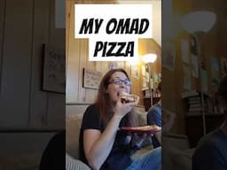 What I eat at my One Meal A Day: #OMAD pizza