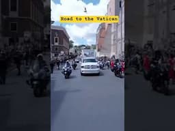 Pope Francisz final visit to the Vatican #popefrancis #pope #mourns #faith #thenewpope #holymass