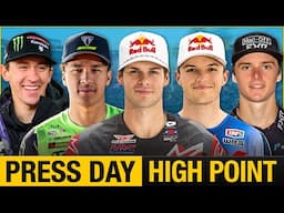 2025 High Point Motocross Press Day | Lawrence, Hymas, Swoll